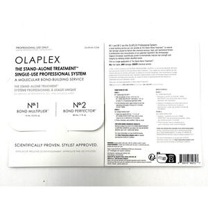 Olaplex The Stand-Alone Treatment Single-Use No. 1 & No. 2 0.5 oz & 1 oz